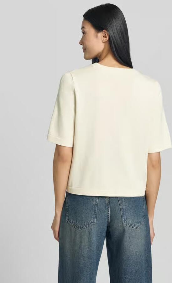 Vero Moda boxy fit gebreid shirt van viscosemix model 'VMSILJE' - Foto 2