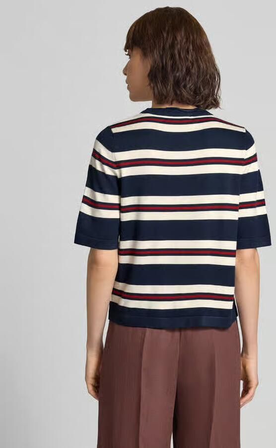 Vero Moda boxy fit gebreid shirt van viscosemix model 'VMSILJE' - Foto 2