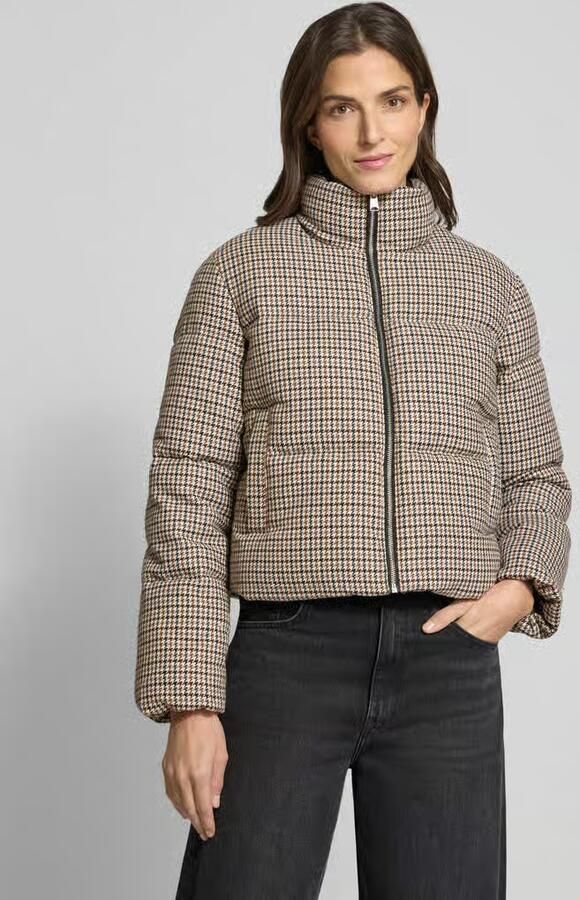Vero Moda Boxy fit gewatteerd jack en vichy-motief model 'LYON' - Foto 3