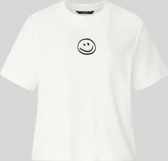 Vero Moda Loose fit T-shirt van puur katoen model 'SARA METTE' - Foto 4