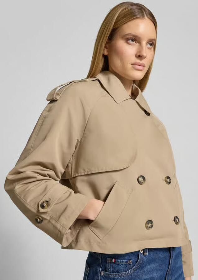 Vero Moda Boxy fit trenchcoat met dubbele knoopsluiting model 'CHLOE' - Foto 2