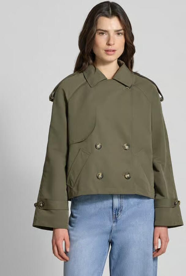 Vero Moda Boxy fit trenchcoat met dubbele knoopsluiting model 'CHLOE'