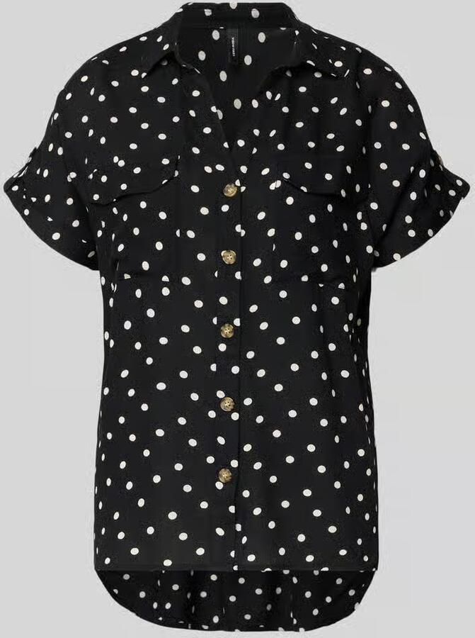 Vero Moda comfort fit blouse van pure viscose model 'BUMPY' - Foto 5