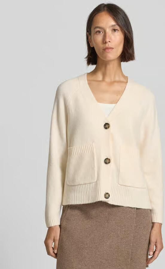 Vero Moda Comfort fit gebreid jack met V-hals model 'BOOM' - Foto 10