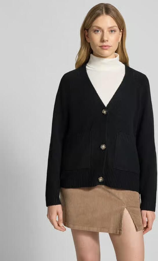 Vero Moda Comfort fit gebreid jack met V-hals model 'BOOM' - Foto 8