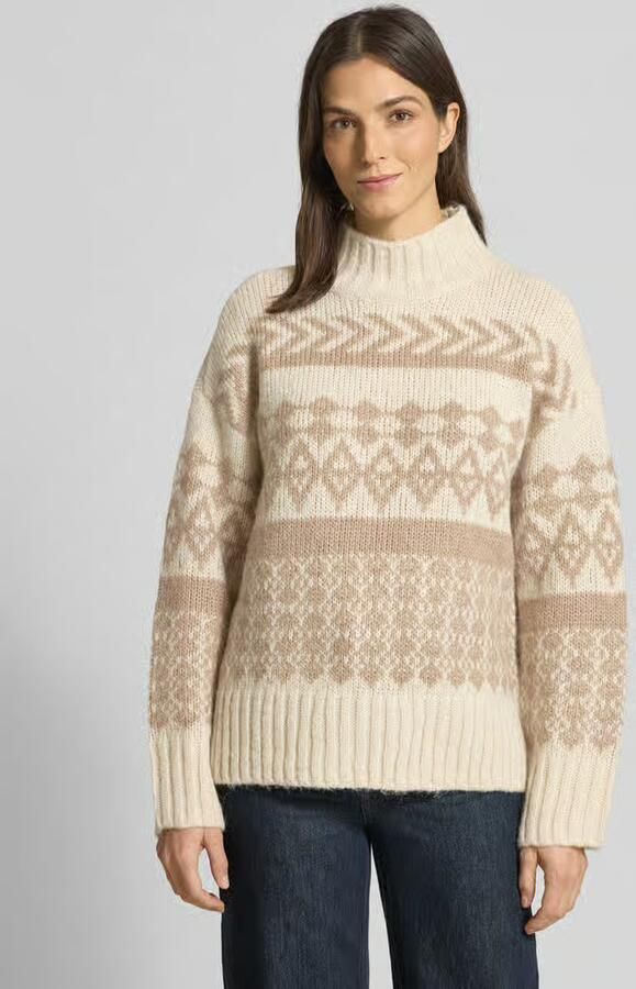 Vero Moda Comfort Fit gebreide pullover van Noors tricot model 'AMPLE' - Foto 4