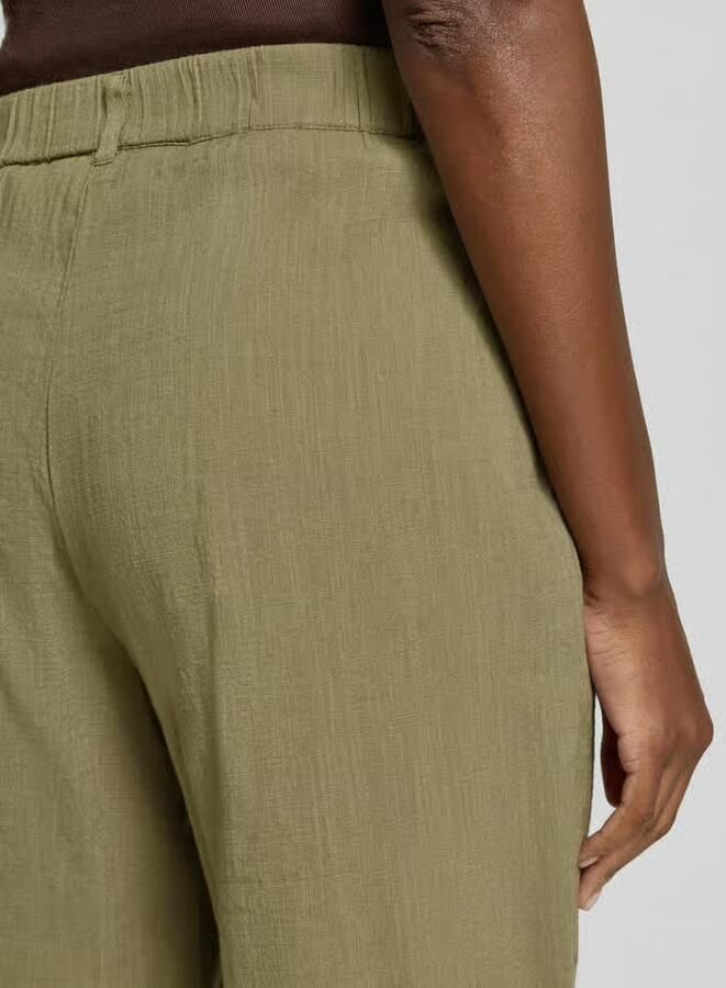 Vero Moda comfort fit shorts van een katoen-linnenmix model 'CAIA' - Foto 3