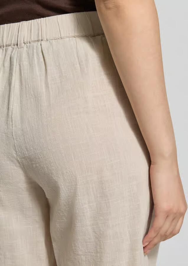 Vero Moda comfort fit shorts van een katoen-linnenmix model 'CAIA'