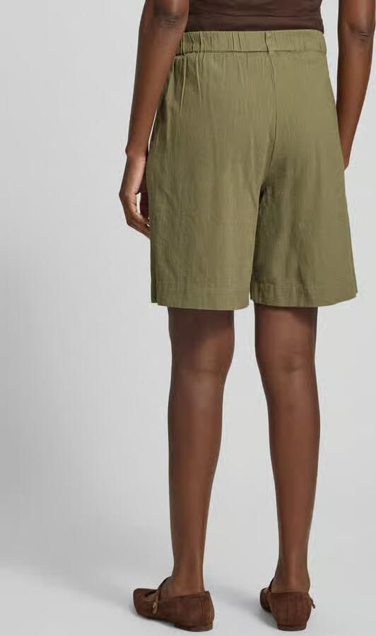 Vero Moda comfort fit shorts van een katoen-linnenmix model 'CAIA' - Foto 6