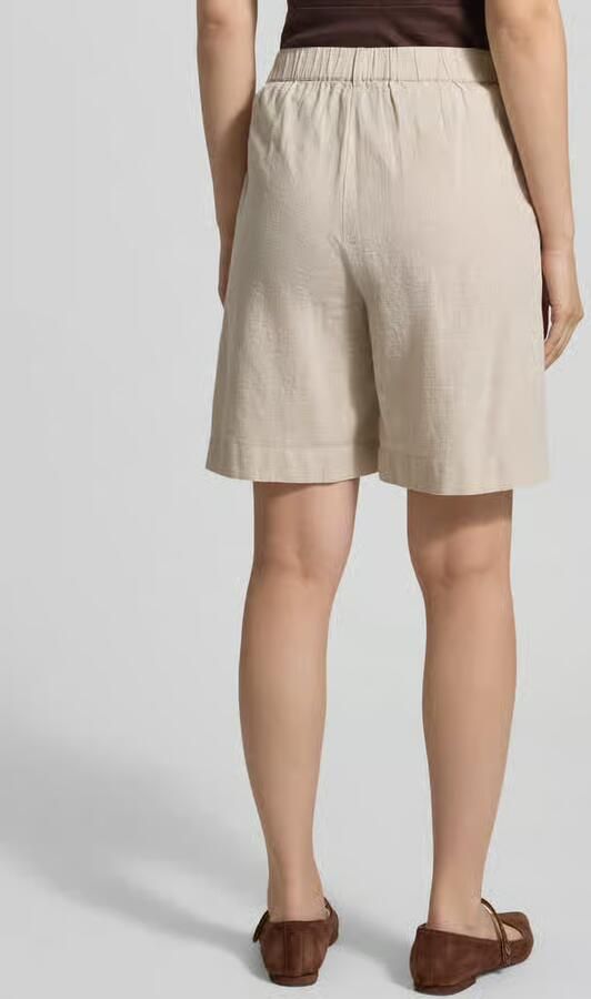 Vero Moda comfort fit shorts van een katoen-linnenmix model 'CAIA' - Foto 3