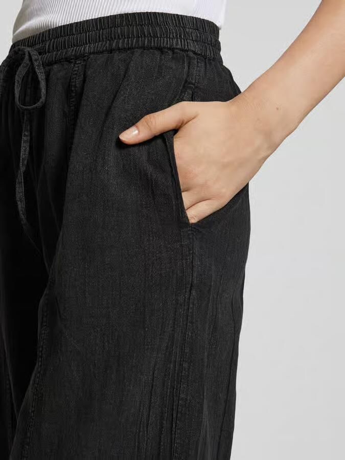 Vero Moda Comfort fit wijde broek in denimlook model 'ANDIE' - Foto 2