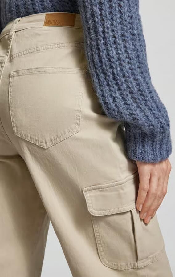 Vero Moda Extra lange wide fit cargobroek met hoge taille model 'TESSA'