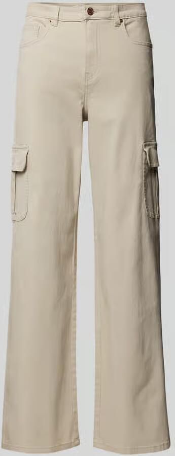 Vero Moda Extra lange wide fit cargobroek met hoge taille model 'TESSA' - Foto 2