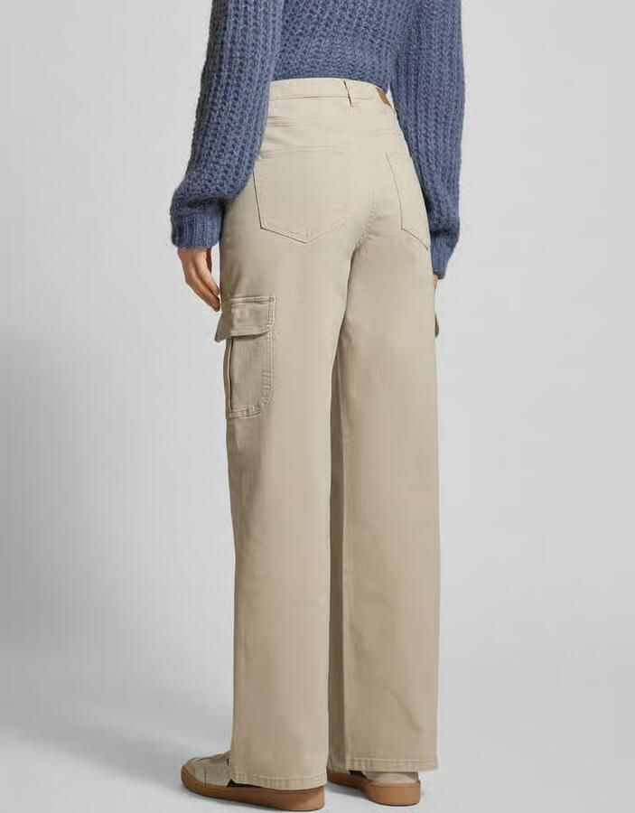 Vero Moda Extra lange wide fit cargobroek met hoge taille model 'TESSA' - Foto 2