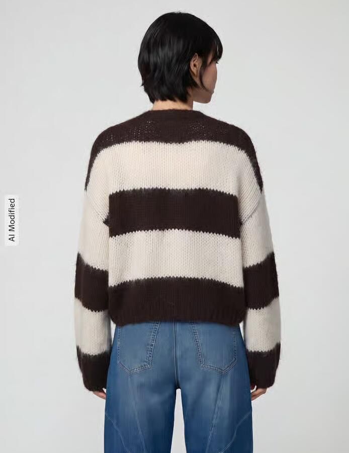 Vero Moda Gebreid jack met ballonmouwen - Foto 2