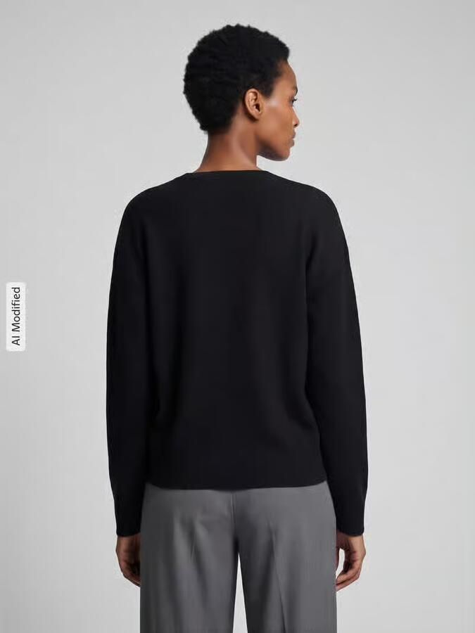 Vero Moda Gebreid jack met ronde hals - Foto 6