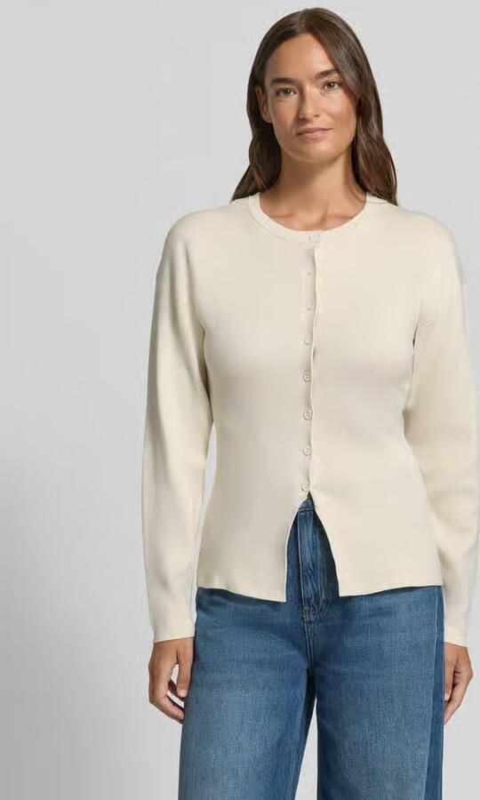 Vero Moda Gebreid jack met ronde hals - Foto 4