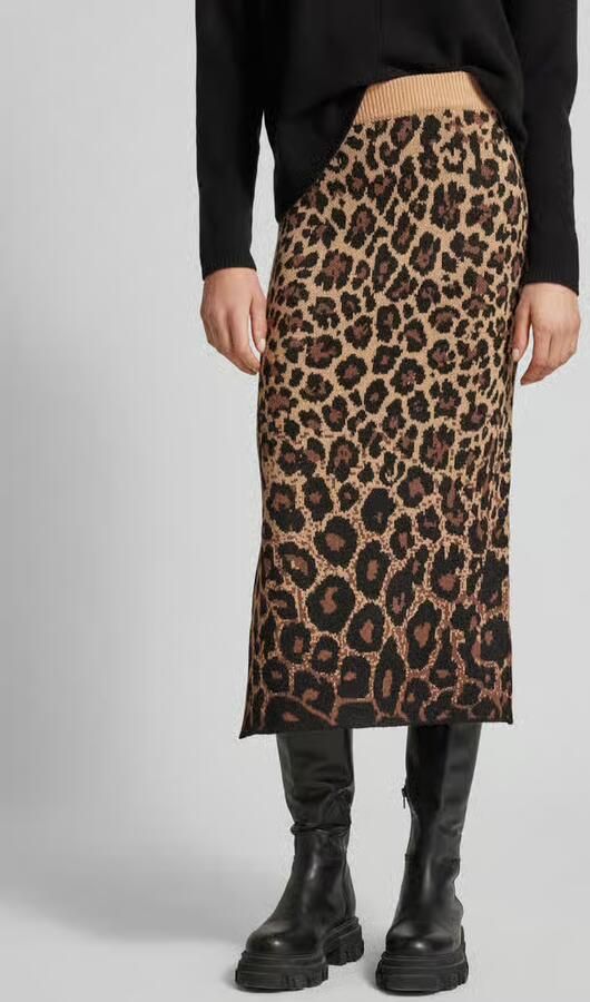 Vero Moda Gebreide midirok met loopsplit model 'WHITNEY' - Foto 2