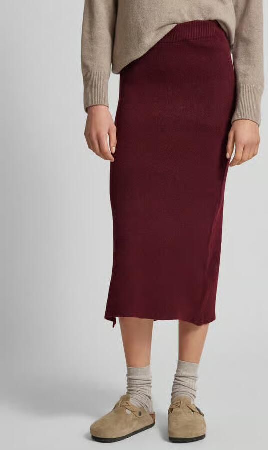 Vero Moda Gebreide midirok met loopsplit model 'WHITNEY' - Foto 2