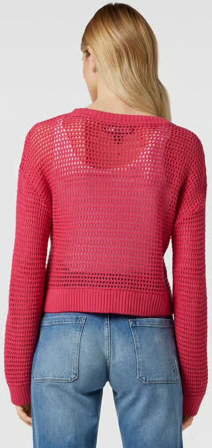 Vero Moda Gebreide pullover met extra brede schouders model 'MADERA'
