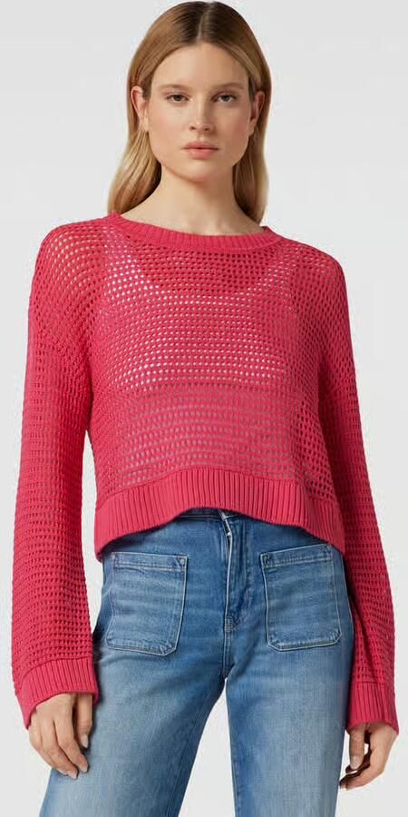Vero Moda Gebreide pullover met extra brede schouders model 'MADERA' - Foto 2