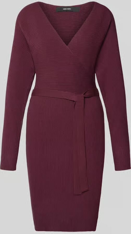 Vero Moda Getailleerde gebreide jurk van viscosemix model 'HOLLYREM' - Foto 2