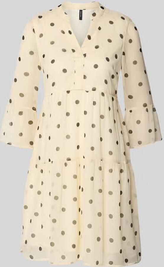Vero Moda Getailleerde mini-jurk met V-hals model 'SMILLA' - Foto 2