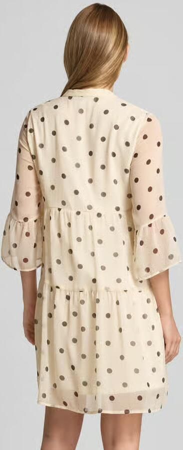 Vero Moda Getailleerde mini-jurk met V-hals model 'SMILLA' - Foto 3
