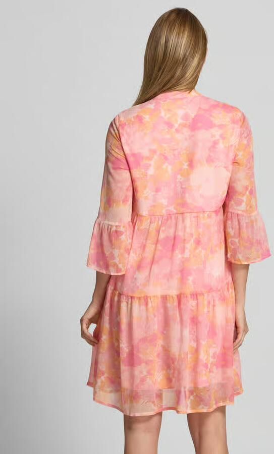 Vero Moda Getailleerde mini-jurk met semi-transparante mouwen model 'SMILLA' - Foto 4