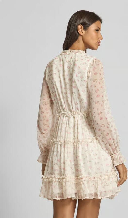 Vero Moda Getailleerde mini-jurk volants model 'SMILLA' - Foto 3