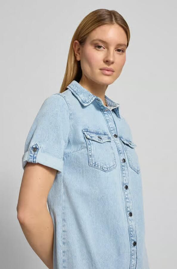 Vero Moda Soepele jeansjurk van een mix van katoen en viscose model 'JENNIE' - Foto 6