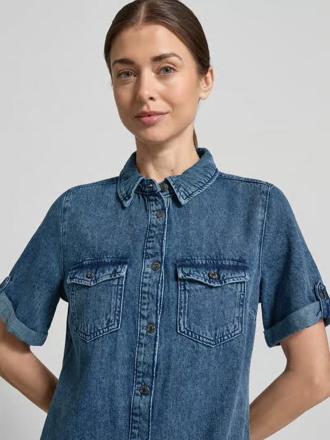 Vero Moda Jeans jurk VMJENNIE SS SHORT DENIM DRESS NOOS - Foto 3