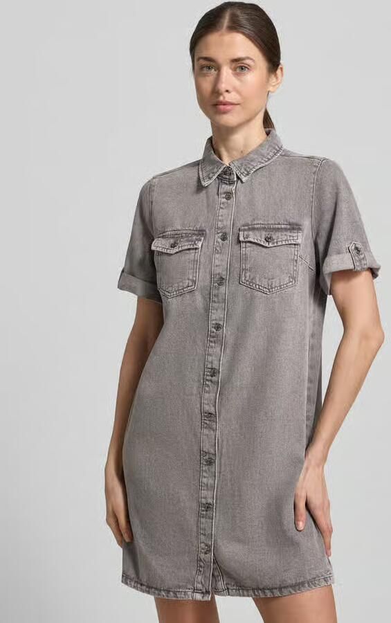 Vero Moda Jeans jurk VMJENNIE SS SHORT DENIM DRESS NOOS - Foto 10