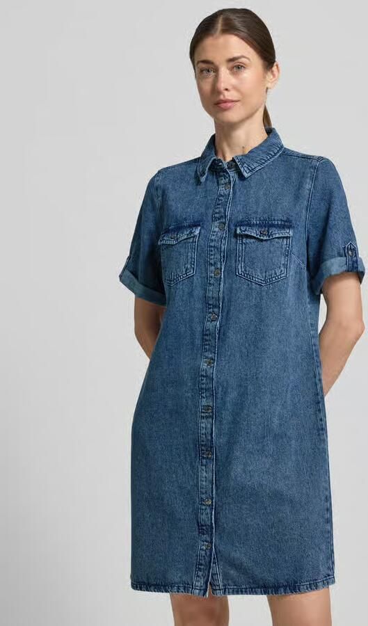 Vero Moda Jeans jurk VMJENNIE SS SHORT DENIM DRESS NOOS - Foto 4