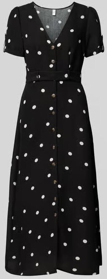 Vero Moda Getailleerde vrijetijdsjurk met all-over motief model 'JOAN' - Foto 2
