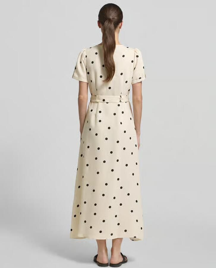 Vero Moda Getailleerde vrijetijdsjurk met all-over motief model 'JOAN' - Foto 4