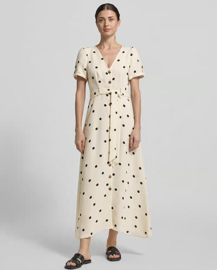 Vero Moda Getailleerde vrijetijdsjurk met all-over motief model 'JOAN' - Foto 5