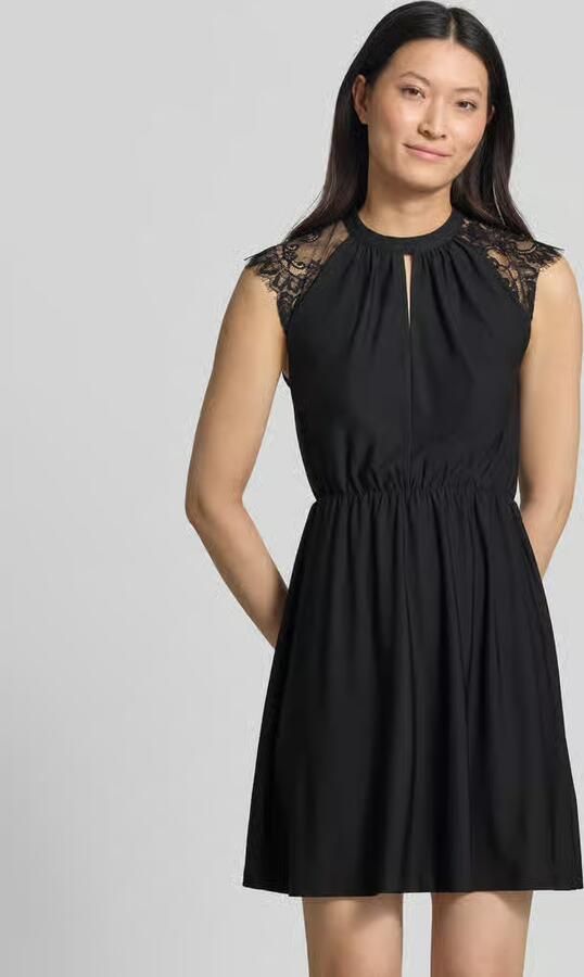 Vero Moda Getailleerde vrijetijdsjurk met kanten afwerking model 'MILLA' - Foto 2