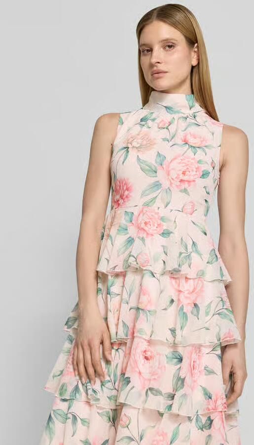 Vero Moda Getailleerde vrijetijdsjurk met volants model 'FELICIA'