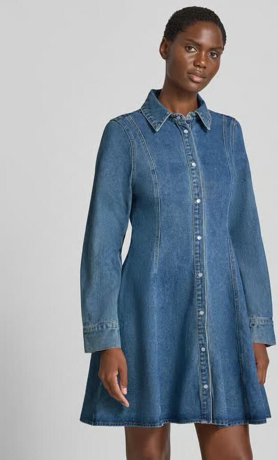 Vero Moda Getailleerde vrijetijdsjurk van katoenmix model 'JESSIE' - Foto 6