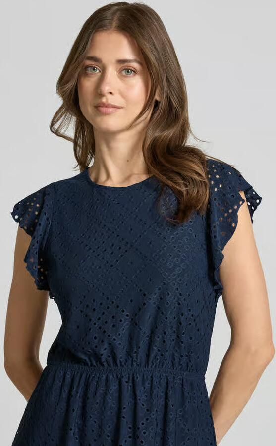 Vero Moda Getailleerde zomerjurk met ajourpatroon model 'TASSA' - Foto 4