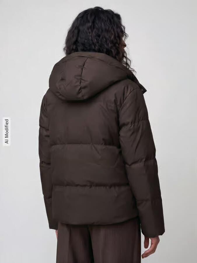 Vero Moda Gewatteerd jack met afneembare capuchon - Foto 4