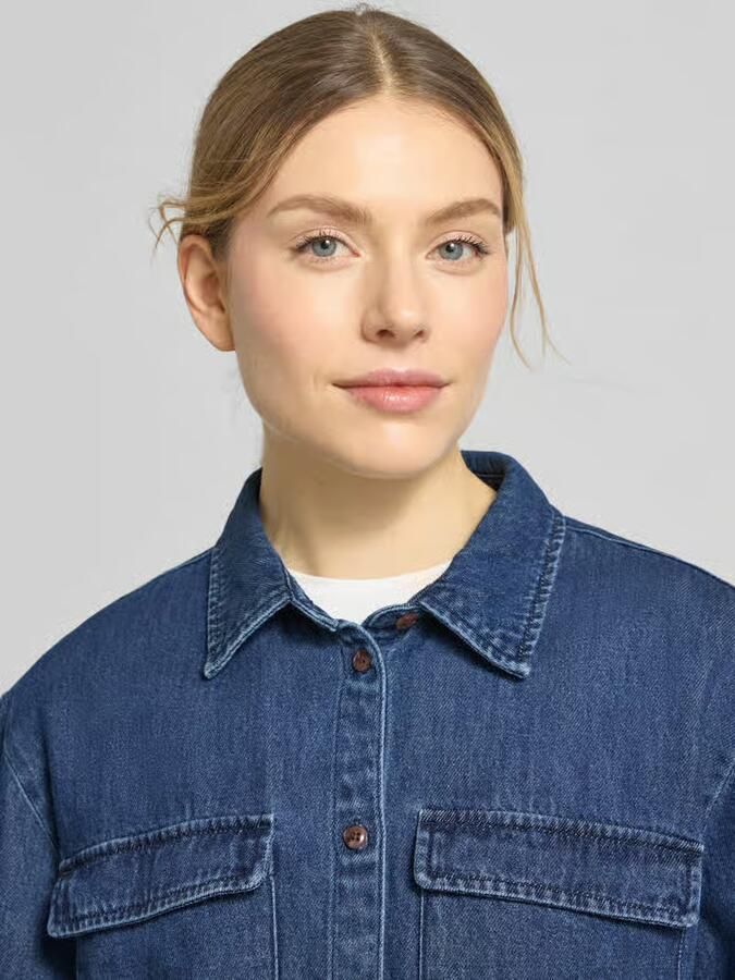 Vero Moda Kort jeansblouse van puur katoen model 'POSEY'