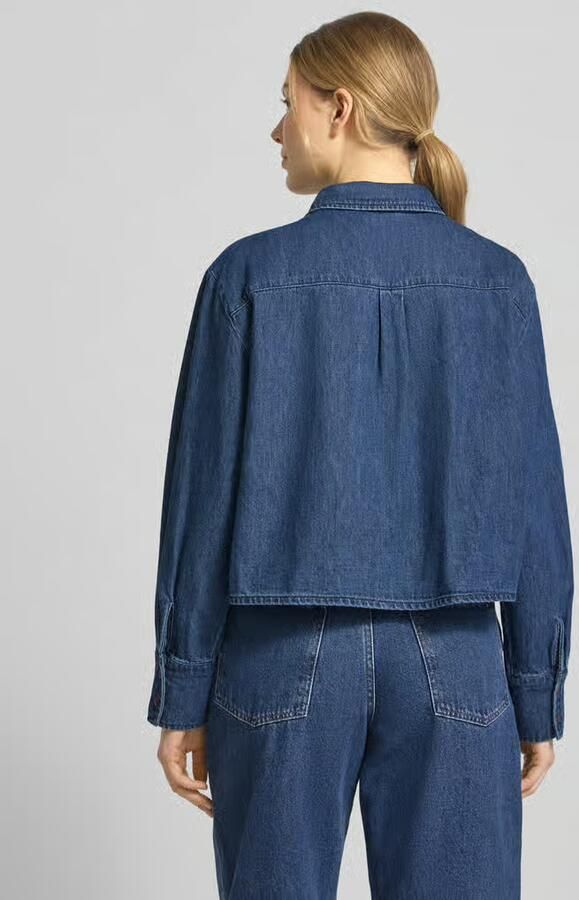 Vero Moda Kort jeansblouse van puur katoen model 'POSEY' - Foto 2