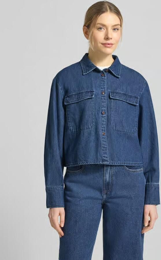 Vero Moda Kort jeansblouse van puur katoen model 'POSEY' - Foto 3