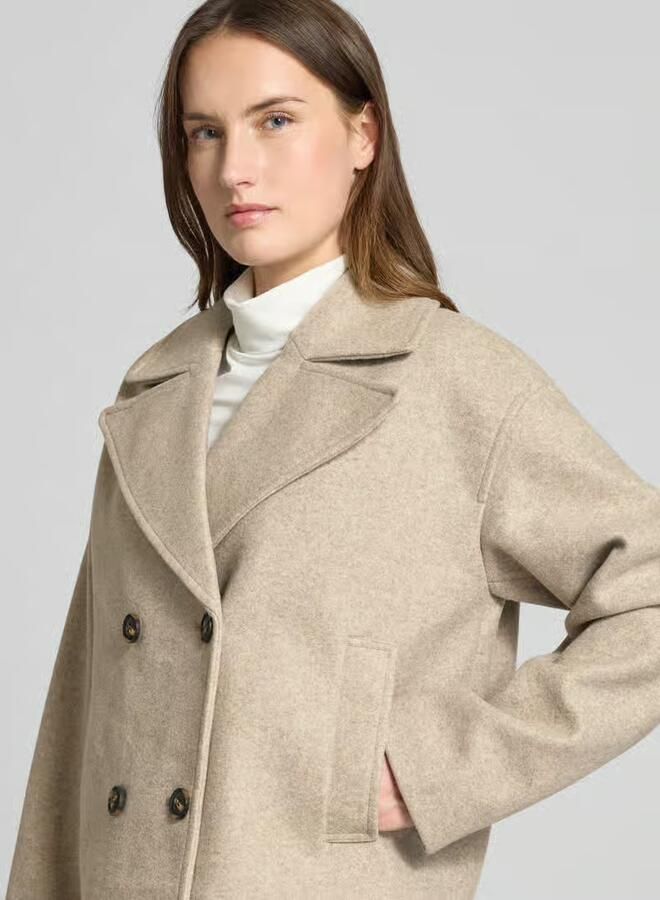 Vero Moda Korte trenchcoat met dubbele knoopsluiting model 'VINCELINE' - Foto 2