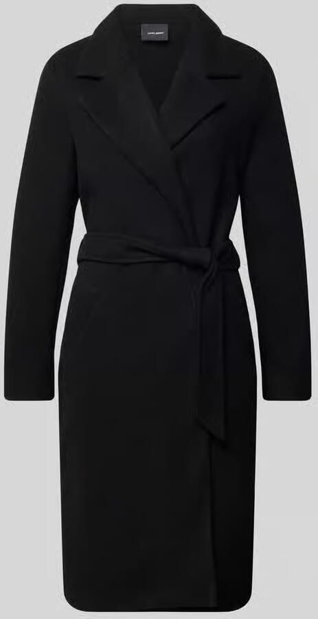 Vero Moda Relaxed fit lange jas met strikceintuur model 'FORTUNEAYA'