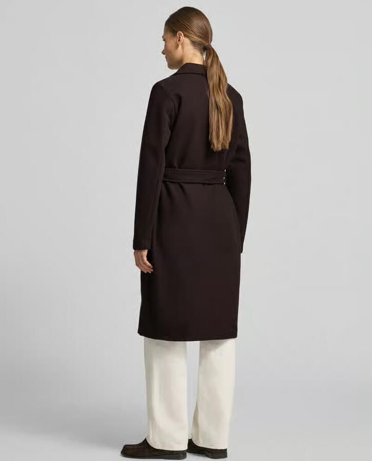Vero Moda Lange jas van imitatiebont met strikceintuur - Foto 2