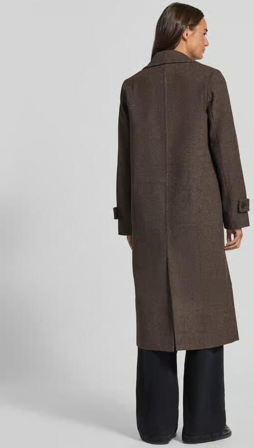 Vero Moda lange wollen jas met dubbele knoopsluiting - Foto 6