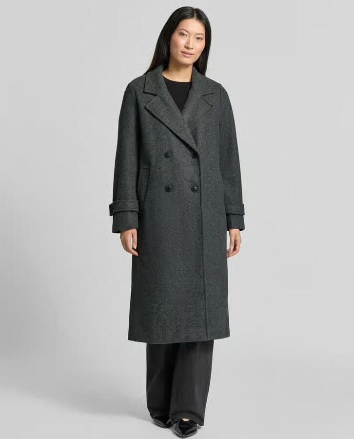 Vero Moda lange wollen jas met dubbele knoopsluiting - Foto 6